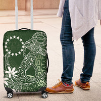 Sage Green Kuki Airani Tapakau Luggage Cover Tribal Anchor Mix Tiare LT7 Sage Green - Polynesian Pride