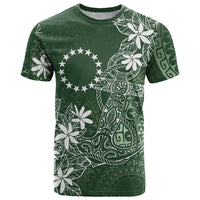 Sage Green Kuki Airani Tapakau T Shirt Tribal Anchor Mix Tiare LT7 Sage Green - Polynesian Pride