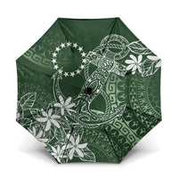 Sage Green Kuki Airani Tapakau Umbrella Tribal Anchor Mix Tiare