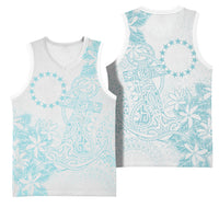 Turquoise Kuki Airani Tapakau Basketball Jersey Tribal Anchor Mix Tiare LT7 - Polynesian Pride