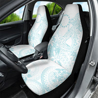Turquoise Kuki Airani Tapakau Car Seat Cover Tribal Anchor Mix Tiare LT7 - Polynesian Pride