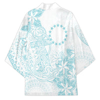 Turquoise Kuki Airani Tapakau Kimono Tribal Anchor Mix Tiare