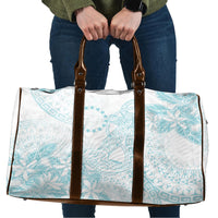 Turquoise Kuki Airani Tapakau Travel Bag Tribal Anchor Mix Tiare LT7 Turquoise - Polynesian Pride