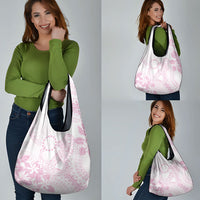 Candy Pink Kuki Airani Tapakau Grocery Bag Tribal Anchor Mix Tiare