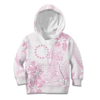 Candy Pink Kuki Airani Tapakau Kid Hoodie Tribal Anchor Mix Tiare LT7 Hoodie Candy Pink - Polynesian Pride