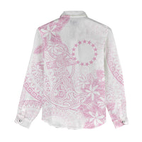 Candy Pink Kuki Airani Tapakau Women Casual Shirt Tribal Anchor Mix Tiare LT7 - Polynesian Pride