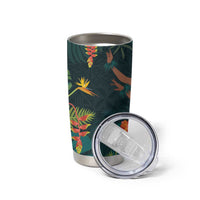 Hawaii Hula Girl Vintage Tumbler Cup Tropical Forest