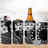Kia Orana Cook Islands 4 in 1 Can Cooler Tumbler Tiare & Stars LT7 - Polynesian Pride