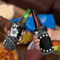 Kia Orana Cook Islands 4 in 1 Can Cooler Tumbler Tiare & Stars LT7 - Polynesian Pride