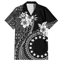 Kia Orana Cook Islands Family Matching Off The Shoulder Long Sleeve Dress and Hawaiian Shirt Tiare and Stars