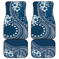 Kia Orana Cook Islands Car Mats Tiare and Stars - Navy Blue