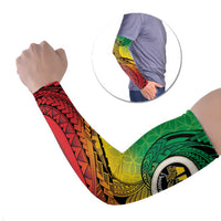 Vanuatu 45th Independence Anniversary Arm Sleeves Ni-Van Sandroing - Polynesian Pride