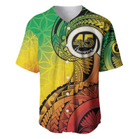 Vanuatu 45th Independence Anniversary Baseball Jersey Ni-Van Sandroing - Polynesian Pride