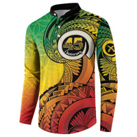 Vanuatu 45th Independence Anniversary Button Sweatshirt Ni-Van Sandroing - Polynesian Pride