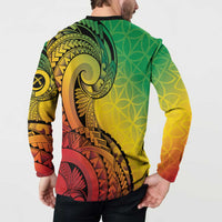 Vanuatu 45th Independence Anniversary Button Sweatshirt Ni-Van Sandroing - Polynesian Pride