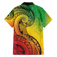 Vanuatu 45th Independence Anniversary Family Matching Summer Maxi Dress and Hawaiian Shirt Ni-Van Sandroing - Polynesian Pride