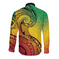 Vanuatu 45th Independence Anniversary Long Sleeve Button Shirt Ni-Van Sandroing - Polynesian Pride