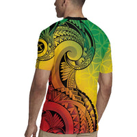 Vanuatu 45th Independence Anniversary Rugby Jersey Ni-Van Sandroing - Polynesian Pride