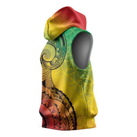 Vanuatu 45th Independence Anniversary Sleeveless Hoodie Ni-Van Sandroing LT7 - Polynesian Pride