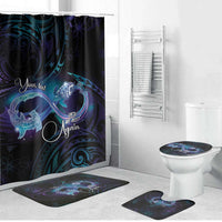 Polynesian Personalized Memorial Bathroom Set Oceanic Infinity Symbol - Until We Meet Again - Polynesian Pride