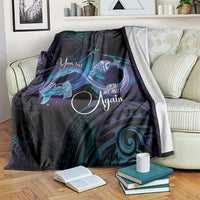Polynesian Personalized Memorial Blanket Oceanic Infinity Symbol - Until We Meet Again - Polynesian Pride