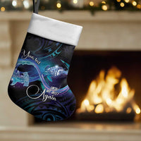 Polynesian Personalized Memorial Christmas Stocking Oceanic Infinity Symbol - Until We Meet Again - Polynesian Pride