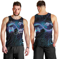 Polynesian Personalized Memorial Men Tank Top Oceanic Infinity Symbol - Until We Meet Again - Polynesian Pride