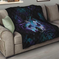 Polynesian Personalized Memorial Quilt Oceanic Infinity Symbol - Until We Meet Again - Polynesian Pride