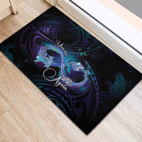 Polynesian Personalized Memorial Rubber Doormat Oceanic Infinity Symbol - Until We Meet Again - Polynesian Pride