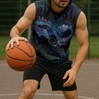 Polynesian Personalized Memorial Sleeveless Hoodie Oceanic Infinity Symbol - Until We Meet Again - Polynesian Pride