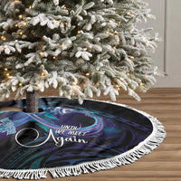 Polynesian Personalized Memorial Tree Skirt Oceanic Infinity Symbol - Until We Meet Again - Polynesian Pride