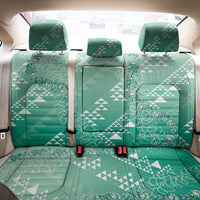 Hawaii Jade Green Kapa Back Car Seat Cover Vintage 'Ohe Kāpala Motifs Mix Plumeria Leis LT7 - Polynesian Pride