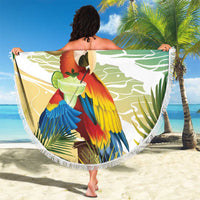 Aloha Hawaii It's 5 o'clock Somewhere Beach Blanket - Polynesian Pride