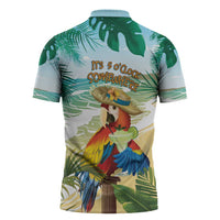 Aloha Hawaii It's 5 o'clock Somewhere Zipper Polo Shirt LT7 - Polynesian Pride