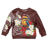 Felis Pasgua Guam Kid Ugly Christmas Sweater Christmas Sihek Kingfisher with Guasali