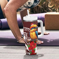 Felis Pasgua Guam Tumbler With Handle Christmas Sihek Kingfisher with Guasali