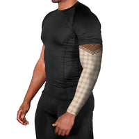 Aloha Hawaii Cowboys Paniolo Arm Sleeves Beige Palaka - Polynesian Pride
