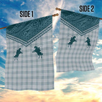 Aloha Hawaii Cowboys Paniolo Garden Flag Teal Palaka - Polynesian Pride