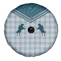 Aloha Hawaii Cowboys Paniolo Spare Tire Cover Teal Palaka - Polynesian Pride