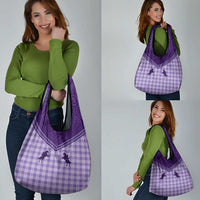 Aloha Hawaii Cowboys Paniolo Grocery Bag Violet Palaka - Polynesian Pride