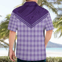 Aloha Hawaii Cowboys Paniolo Hawaiian Shirt Violet Palaka - Polynesian Pride