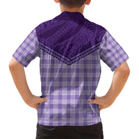 Aloha Hawaii Cowboys Paniolo Hawaiian Shirt Violet Palaka - Polynesian Pride