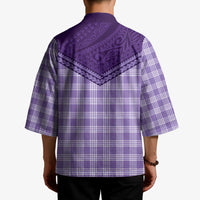 Aloha Hawaii Cowboys Paniolo Kimono Violet Palaka - Polynesian Pride