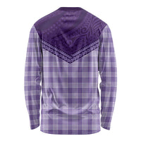 Aloha Hawaii Cowboys Paniolo Long Sleeve Shirt Violet Palaka - Polynesian Pride