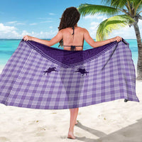 Aloha Hawaii Cowboys Paniolo Sarong Violet Palaka - Polynesian Pride