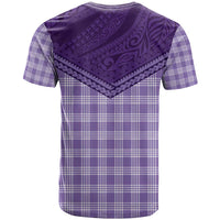 Aloha Hawaii Cowboys Paniolo T Shirt Violet Palaka - Polynesian Pride