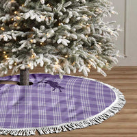 Aloha Hawaii Cowboys Paniolo Tree Skirt Violet Palaka - Polynesian Pride