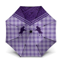 Aloha Hawaii Cowboys Paniolo Umbrella Violet Palaka - Polynesian Pride