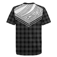 Aloha Hawaii Cowboys Paniolo Rugby Jersey Black Palaka - Polynesian Pride