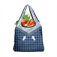 Aloha Hawaii Cowboys Paniolo Grocery Bag Navy Blue Palaka - Polynesian Pride